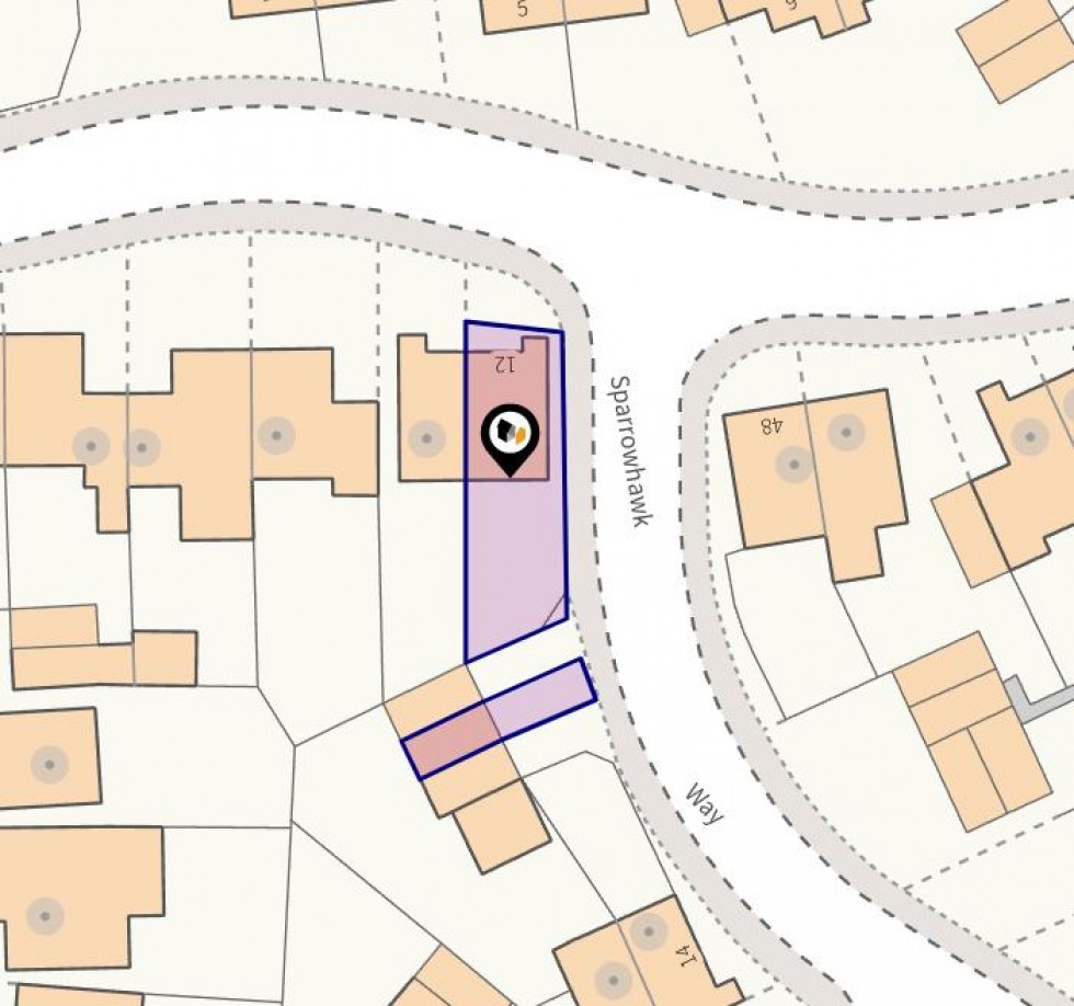 Floorplan for Sparrowhawk Way, Hartford, Huntingdon