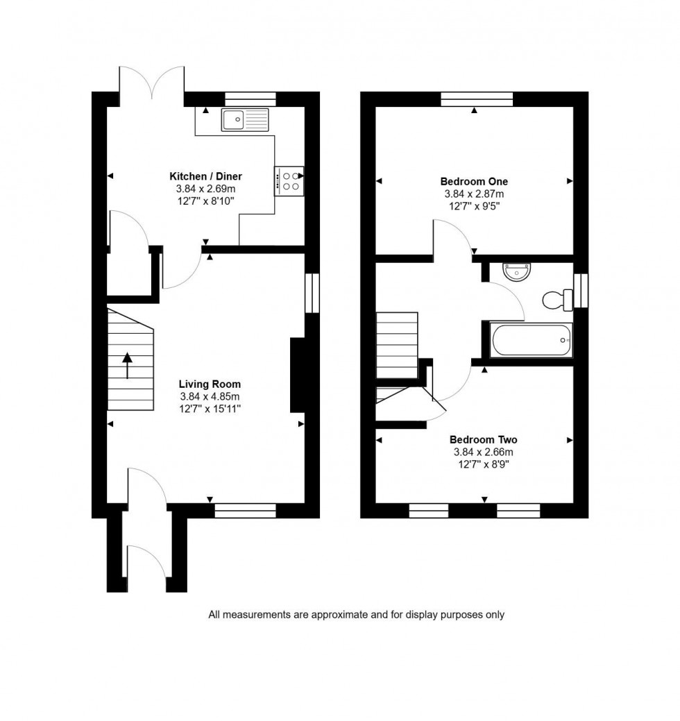 Floorplan for Alder Drive, Huntingdon