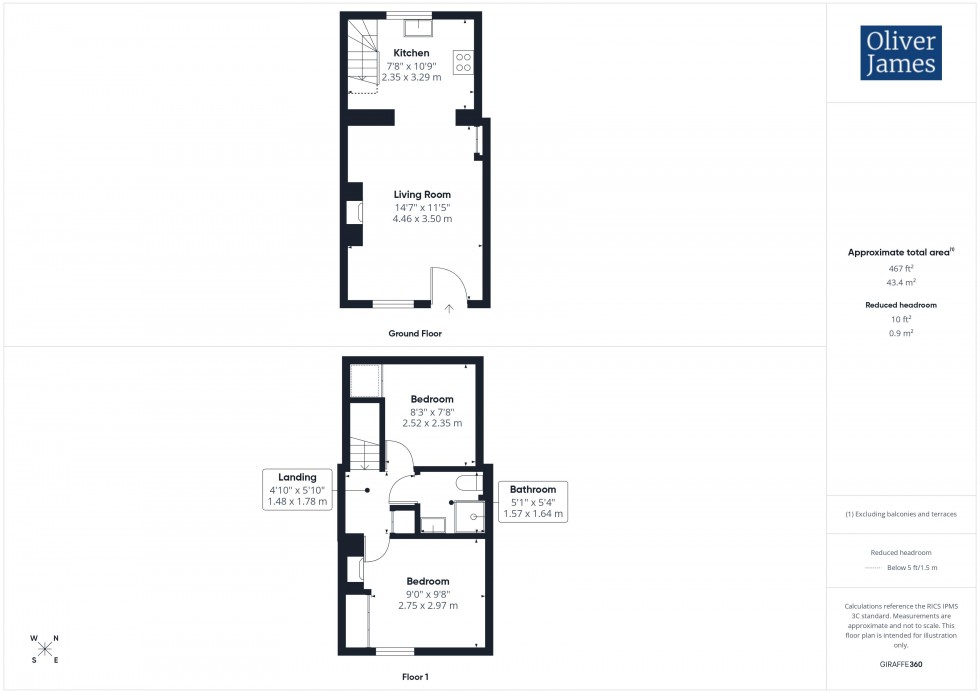 Floorplan for Church Street, Hemingford Grey