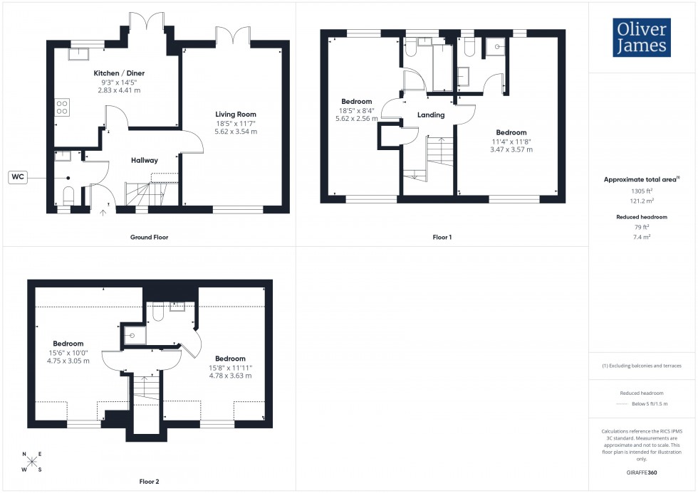 Floorplan for Fawnlea, Cambourne