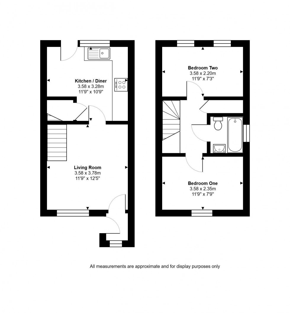 Floorplan for Annesley Close, Sawtry