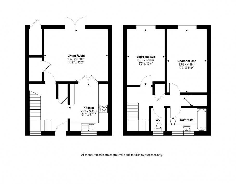 Floorplan for Norfolk Road, Huntingdon
