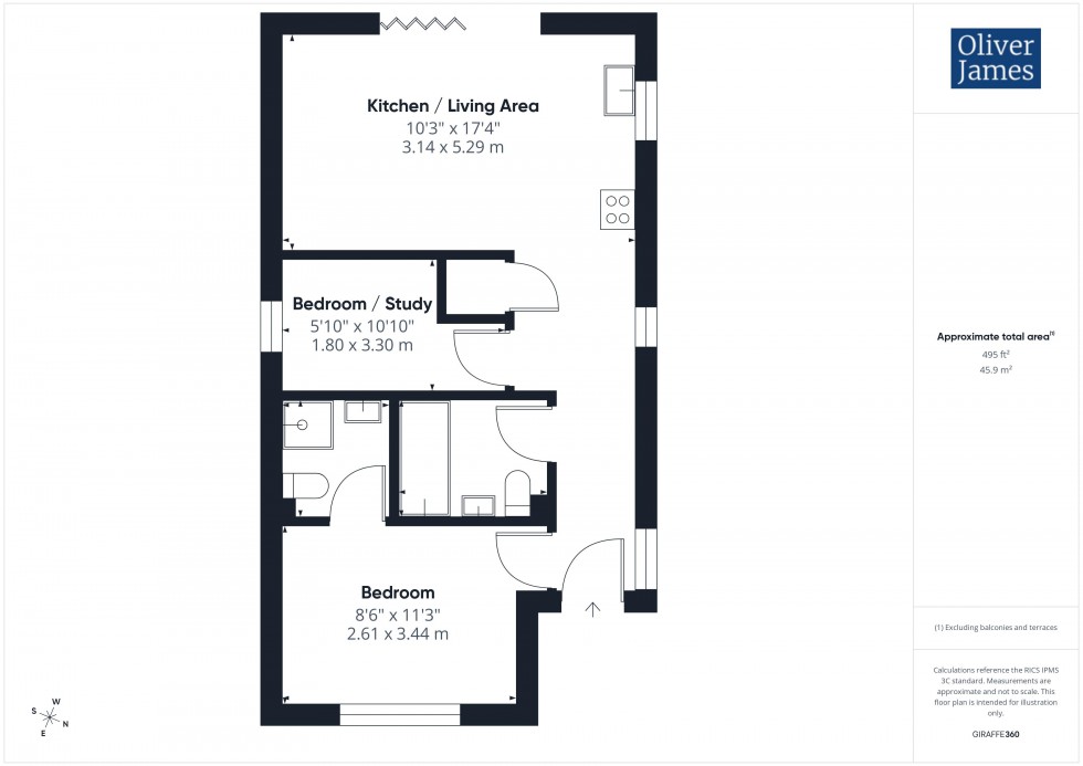 Floorplan for Cherrytree Walk, Yaxley