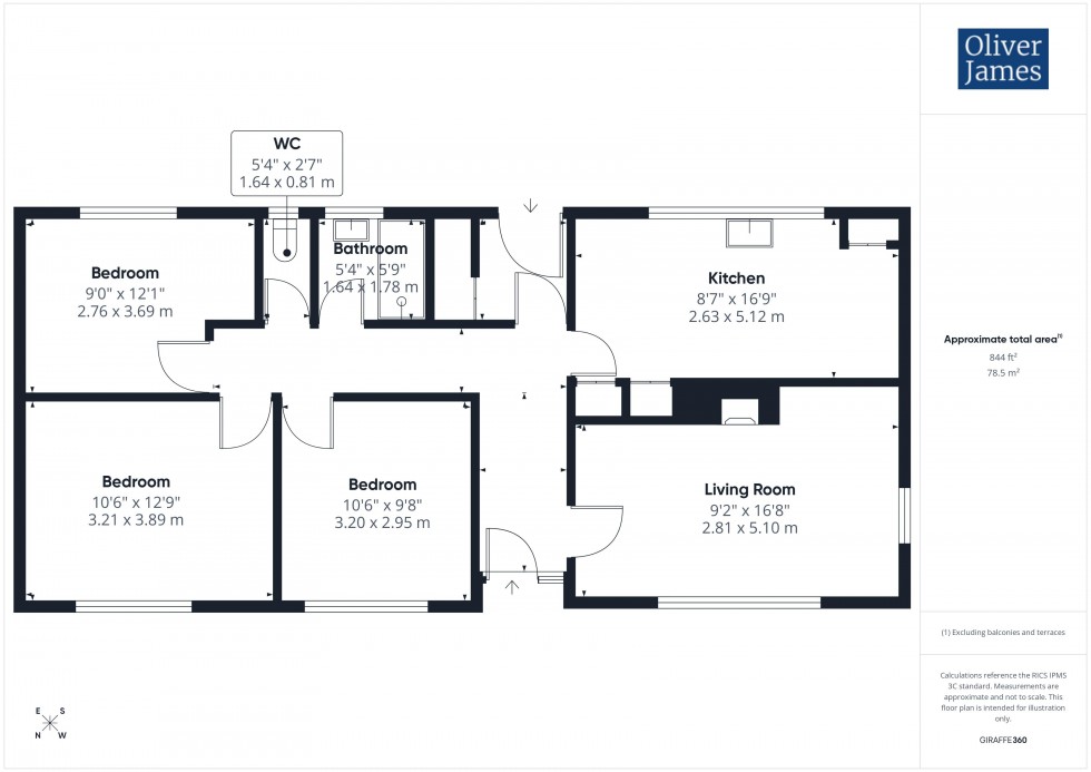 Floorplan for Rusts Lane, Alconbury