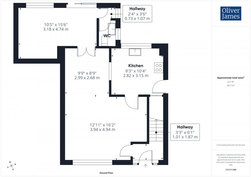 Floorplan for Layton Crescent, Brampton