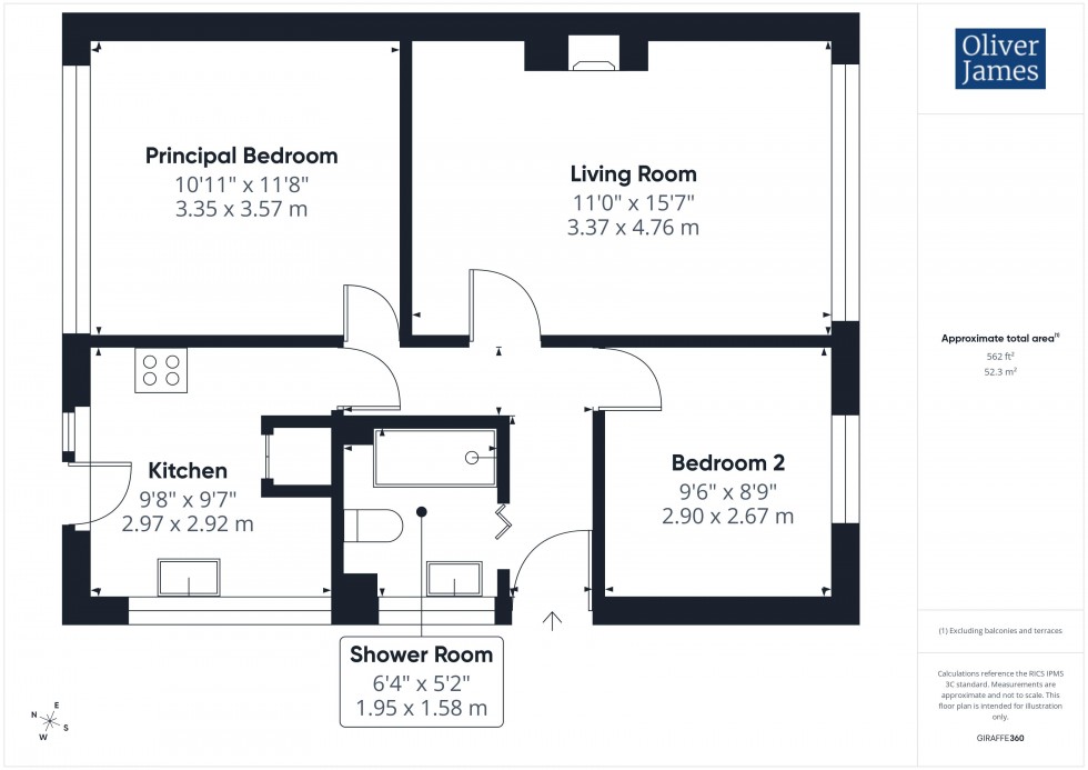 Floorplan for Hatfield Road, Sawtry