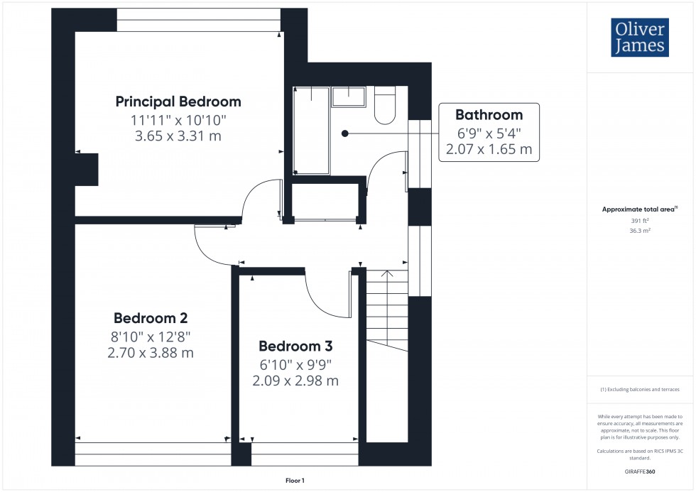Floorplan for Sapcote Way, Sawtry, PE28