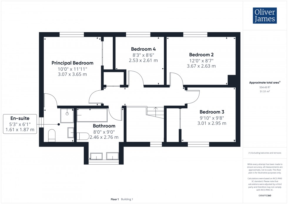 Floorplan for Owl Way, Hartford, PE29