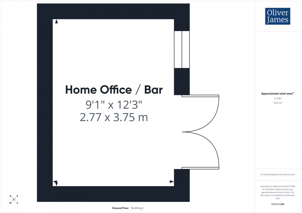 Floorplan for Chequers Close, Alconbury Weston, PE28