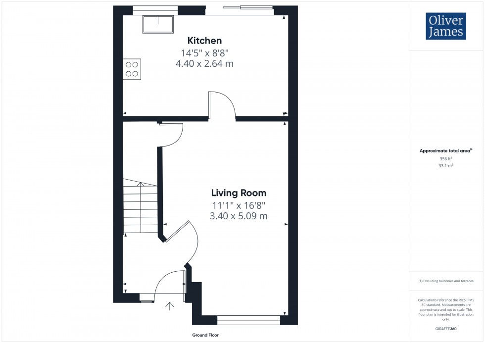 Floorplan for Bramble Court, Brampton, PE28