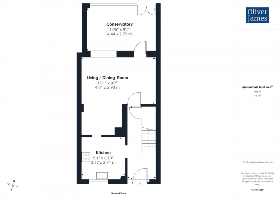 Floorplan for Wheatsheaf Road, Alconbury Weston, PE28