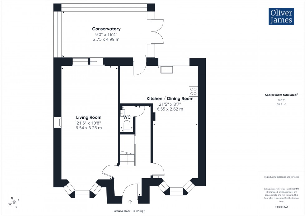 Floorplan for The Paddock, Alconbury, PE28