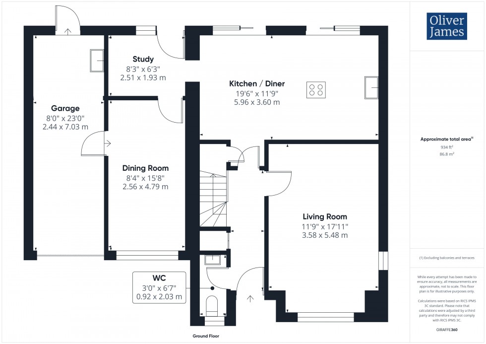 Floorplan for The Maltings, Sawtry, PE28