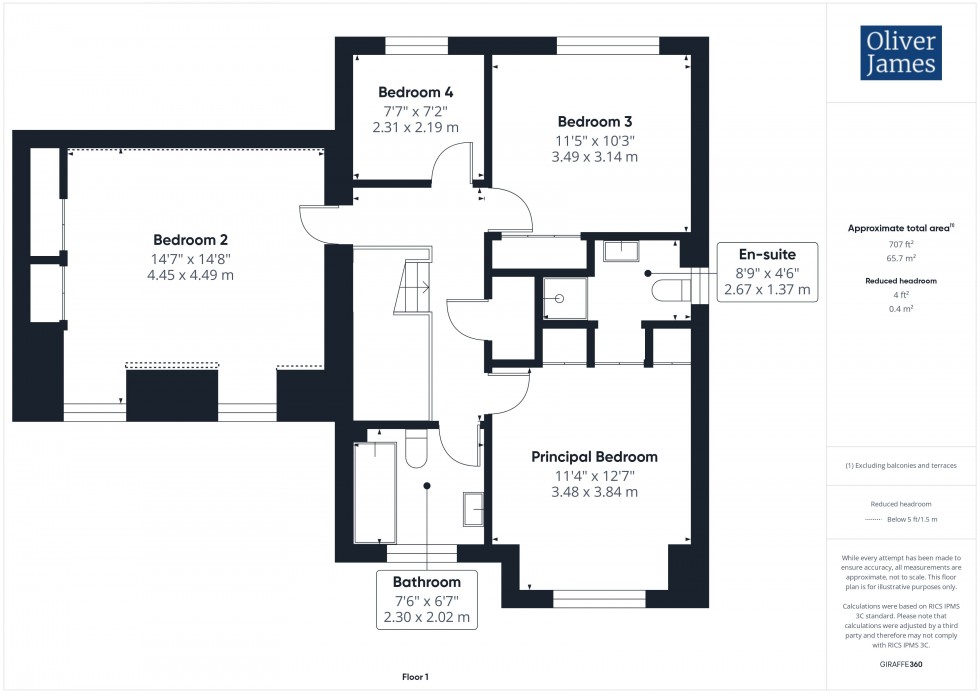 Floorplan for The Maltings, Sawtry, PE28