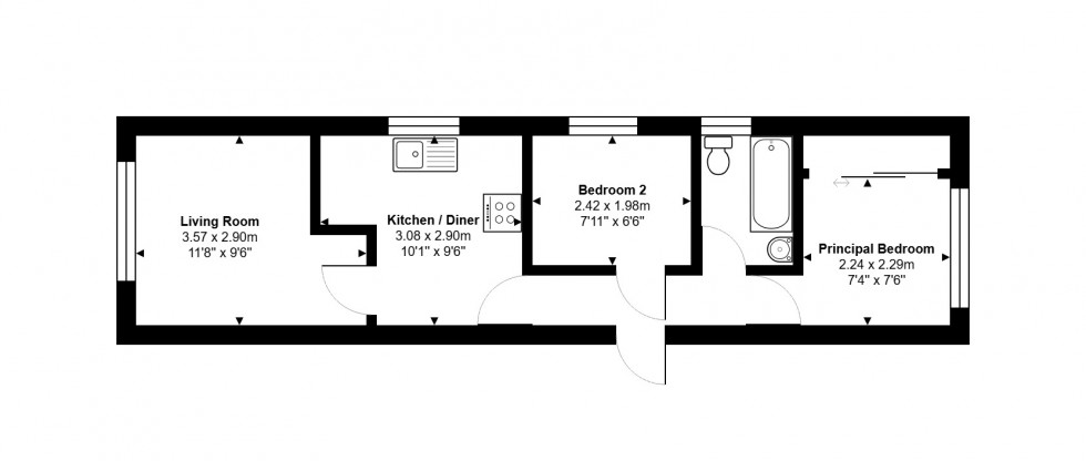 Floorplan for Warboys Road, Old Hurst, PE28