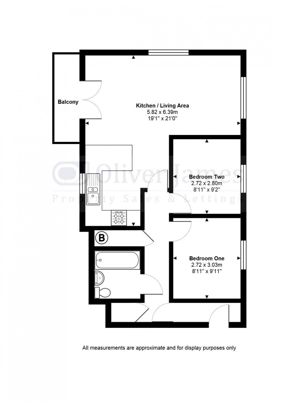 Floorplan for Four Chimneys Crescent, Hampton Vale, PE7
