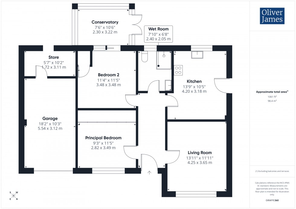 Floorplan for Green End Road, Sawtry, PE28
