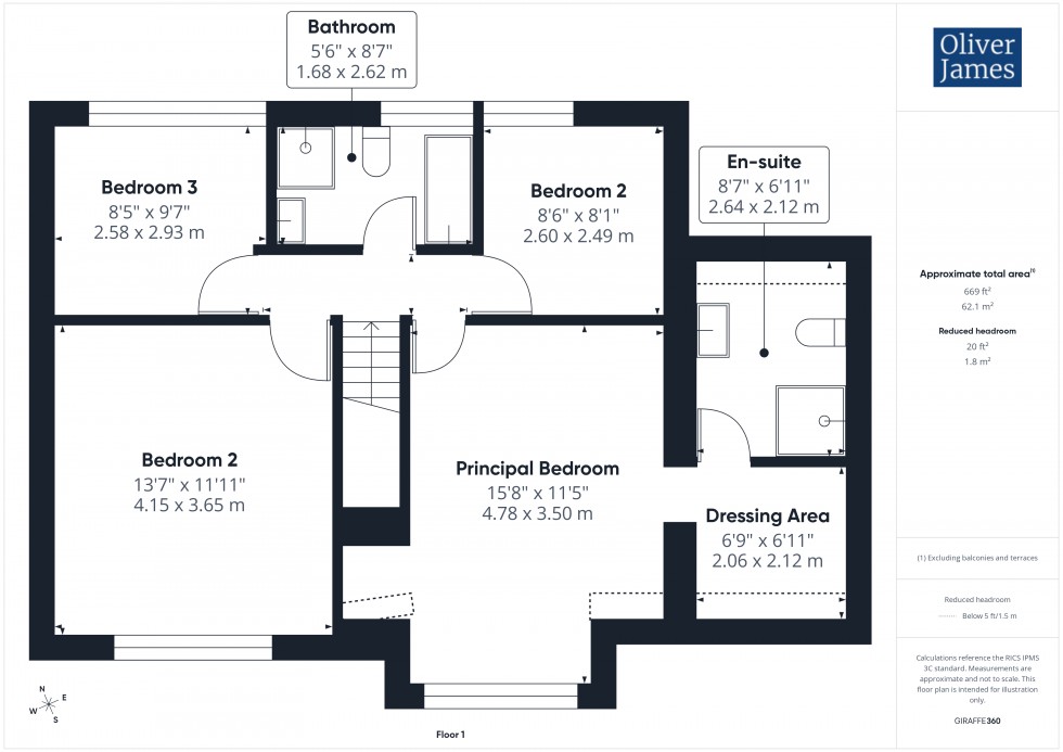 Floorplan for Vicarage Close, Holme, PE7