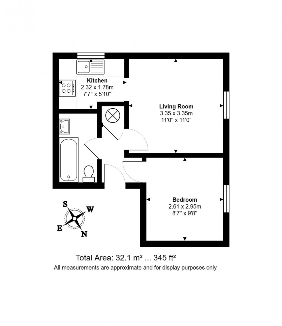 Floorplan for Sayer Street, Huntingdon, PE29