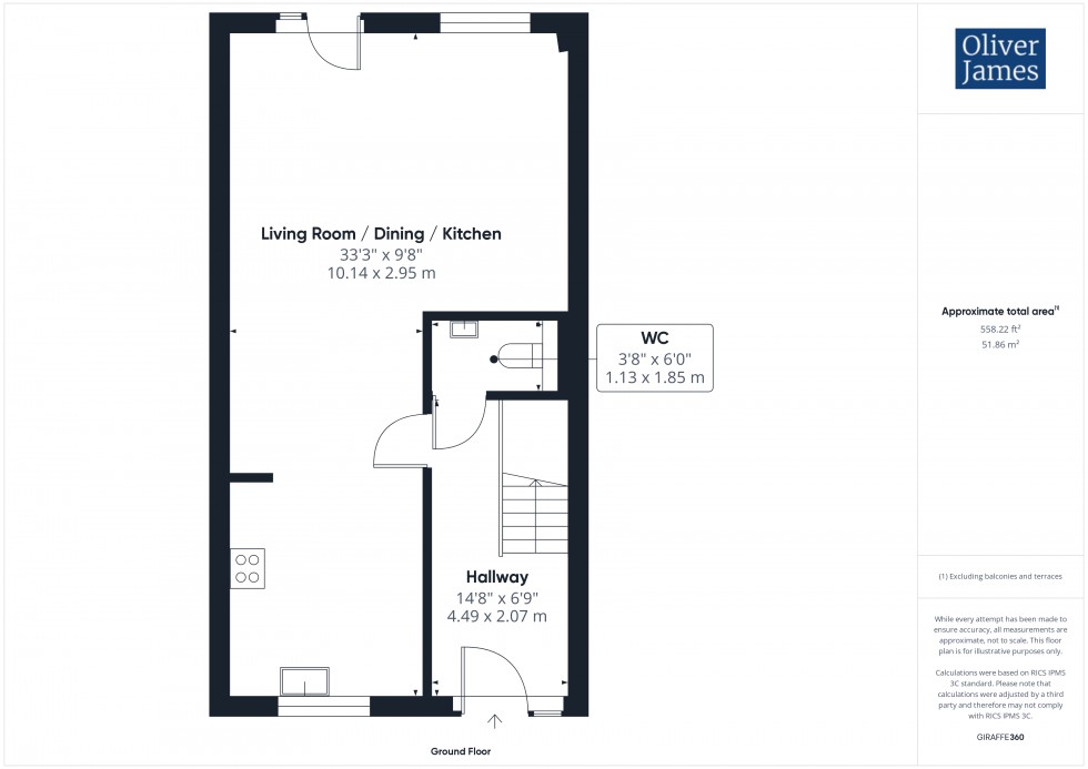 Floorplan for Primrose Lane, Huntingdon, PE29