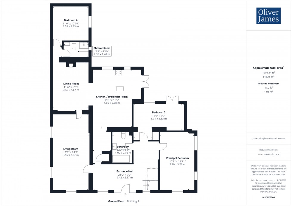 Floorplan for Church Road, Conington, PE7