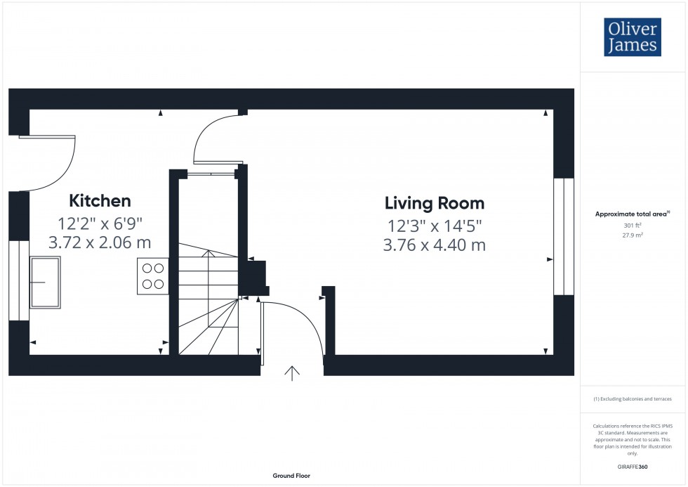 Floorplan for Beaumaris Road, Sawtry, PE28