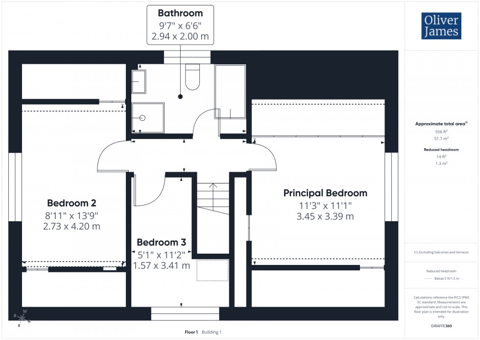Floorplan for Dells Close, Great Gidding, PE28