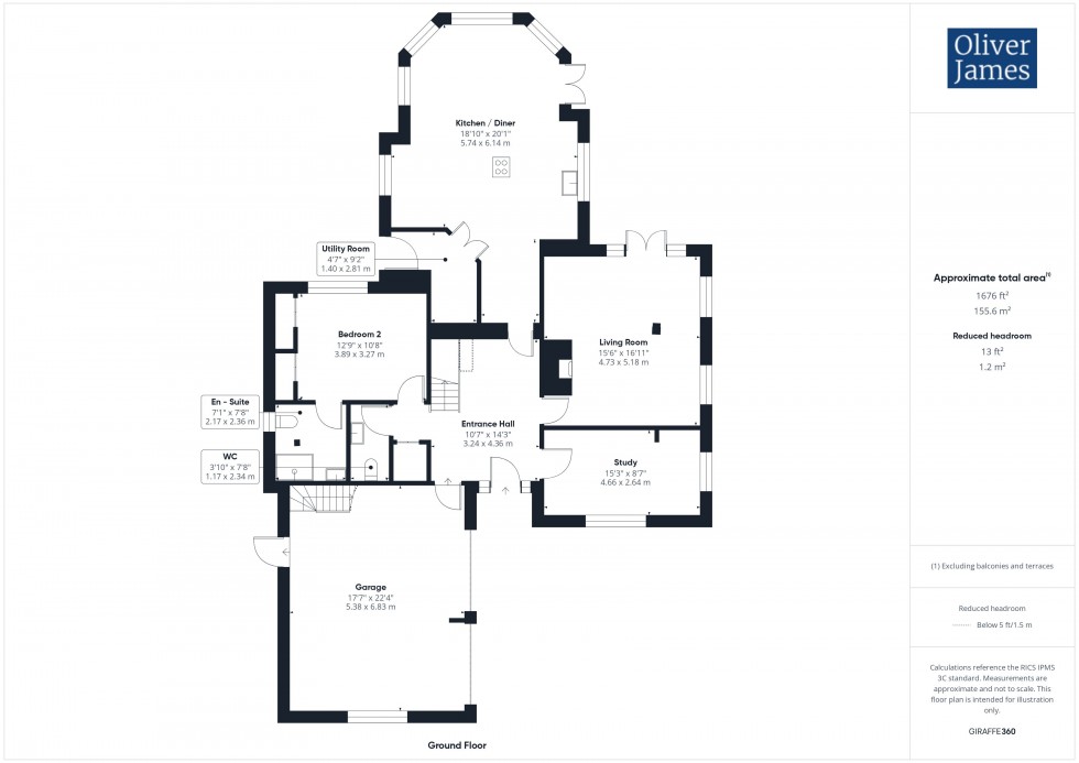 Floorplan for St. Ives Road, Hilton, PE28