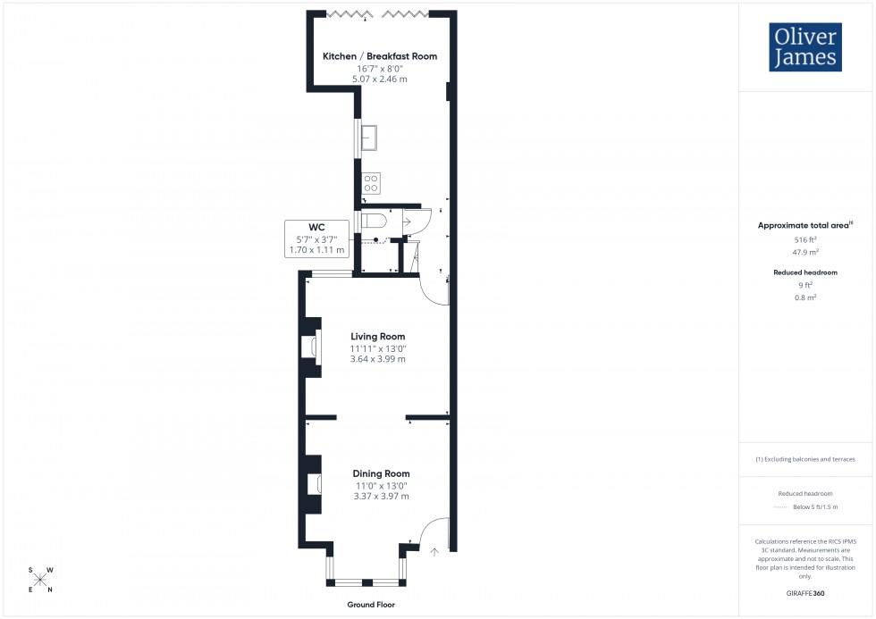 Floorplan for Euston Street, Huntingdon, PE29