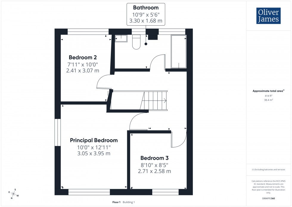 Floorplan for Drake Close, Hartford, PE29