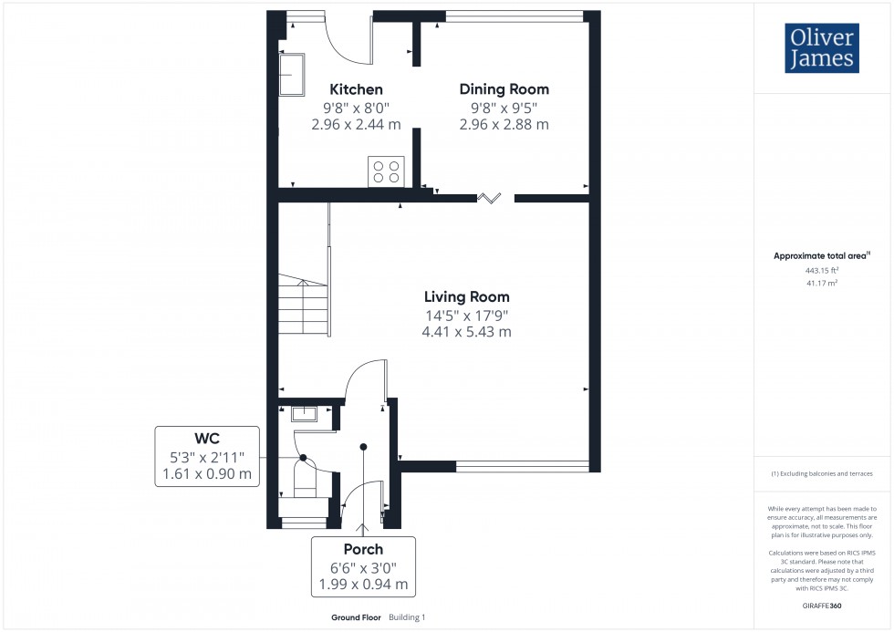 Floorplan for Green How, St. Ives, PE27