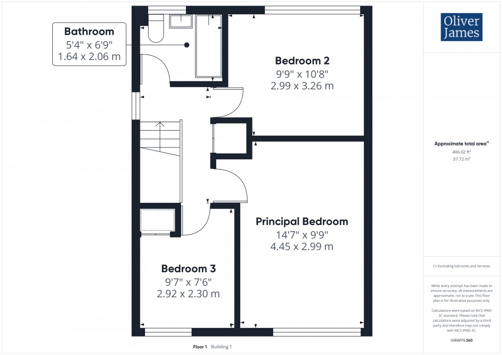 Floorplan for Green How, St. Ives, PE27