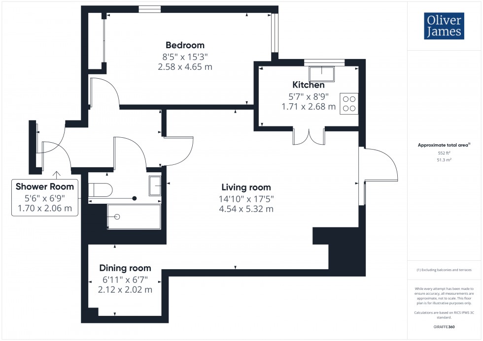 Floorplan for George Street, The Views George Street, PE29