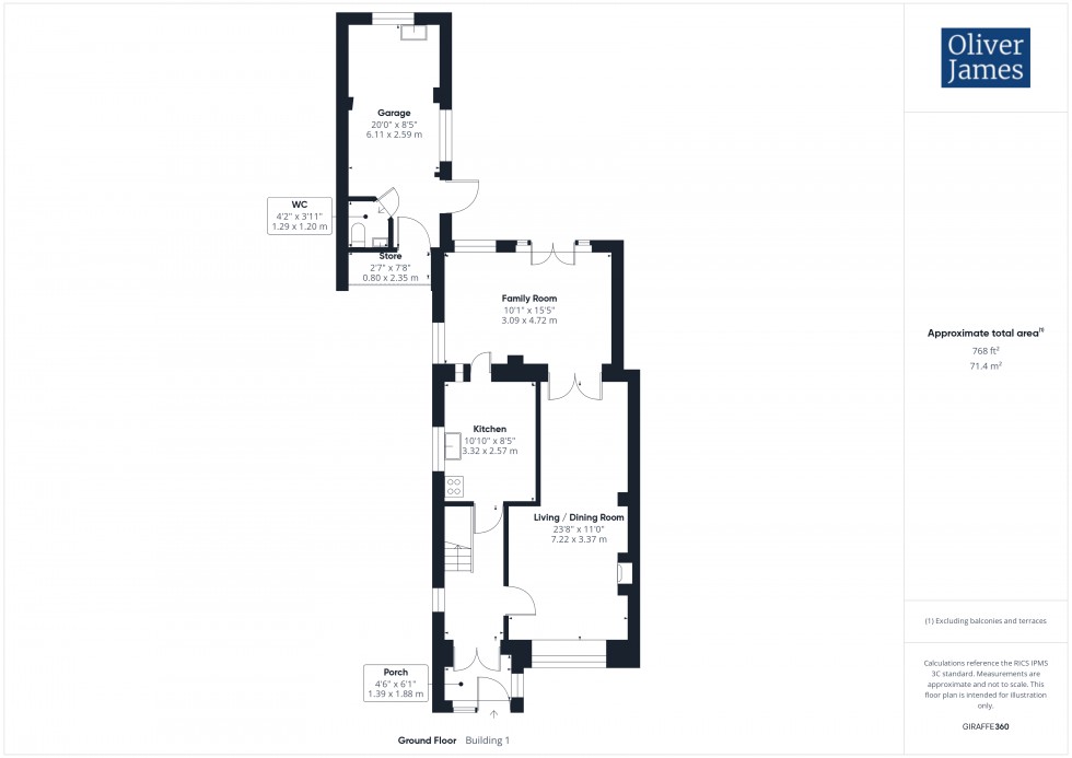 Floorplan for Park View, Great Stukeley, PE28