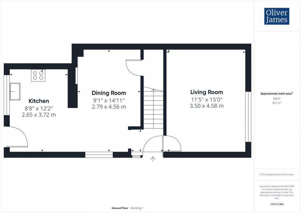 Floorplan for Westfield Road, Sawtry, PE28