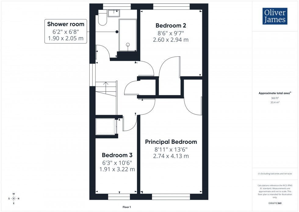 Floorplan for Papyrus Way, Sawtry, PE28