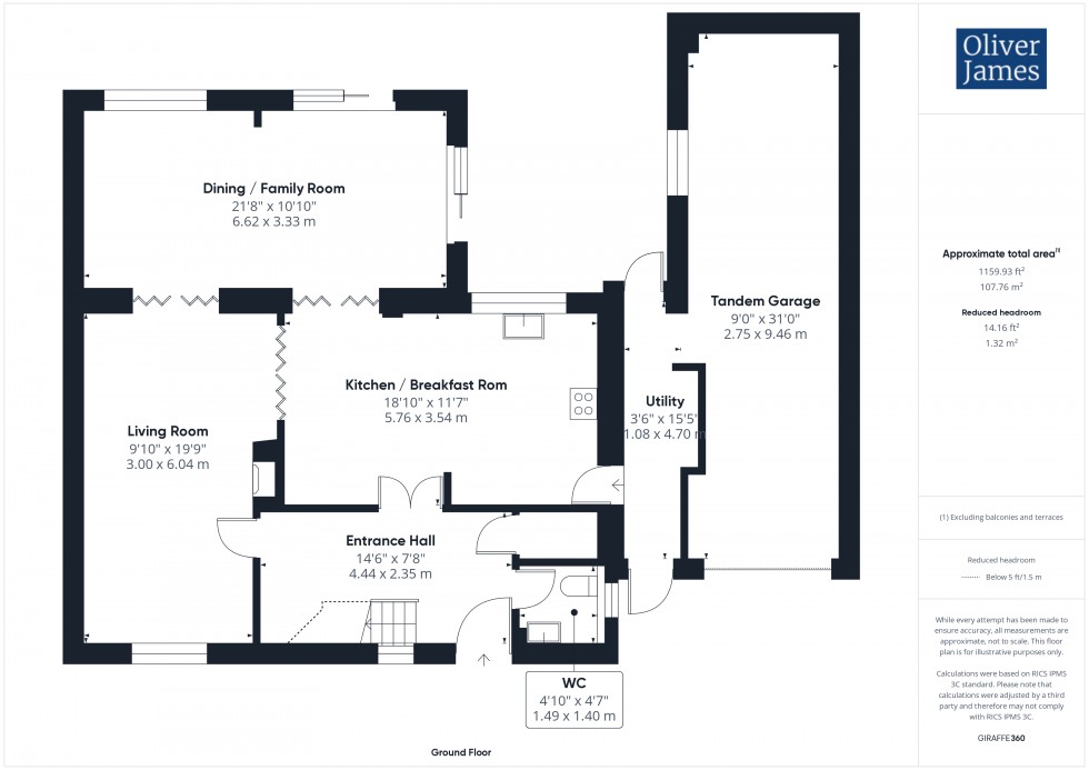 Floorplan for Windmill Close, Ellington, PE28