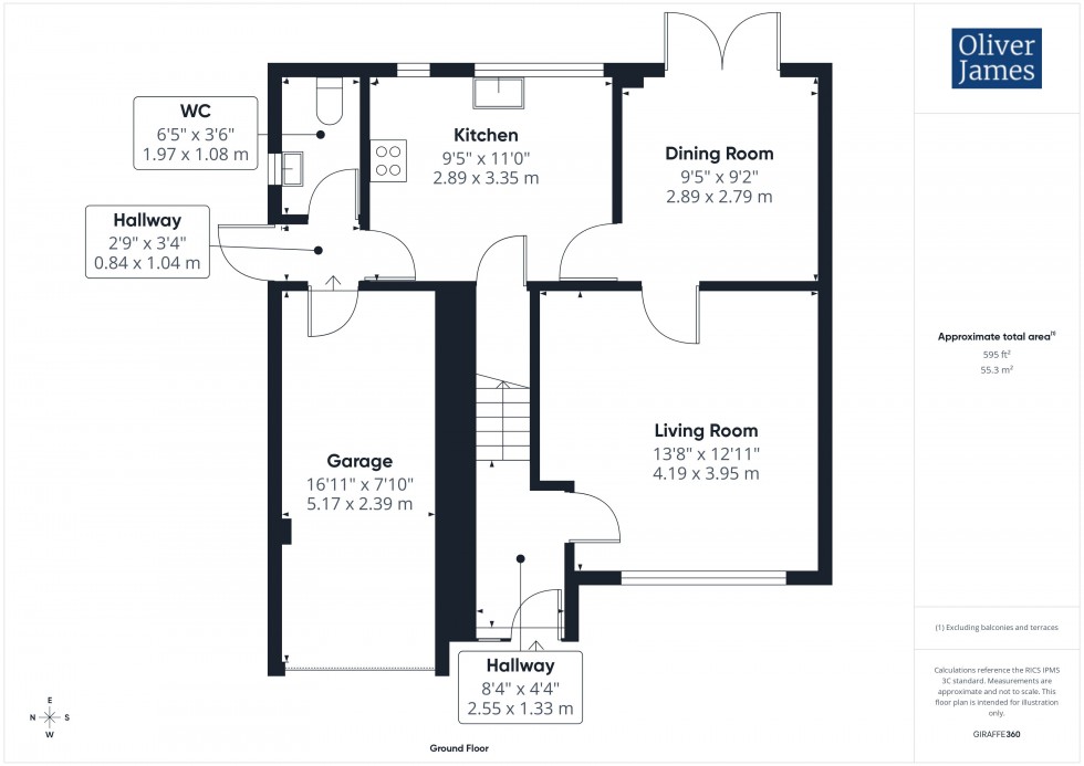 Floorplan for Wertheim Way, Huntingdon, PE29