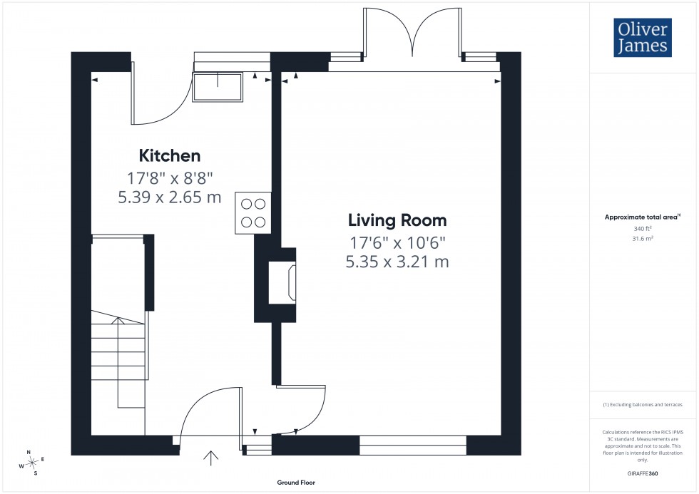Floorplan for Beech Close, Huntingdon, PE29
