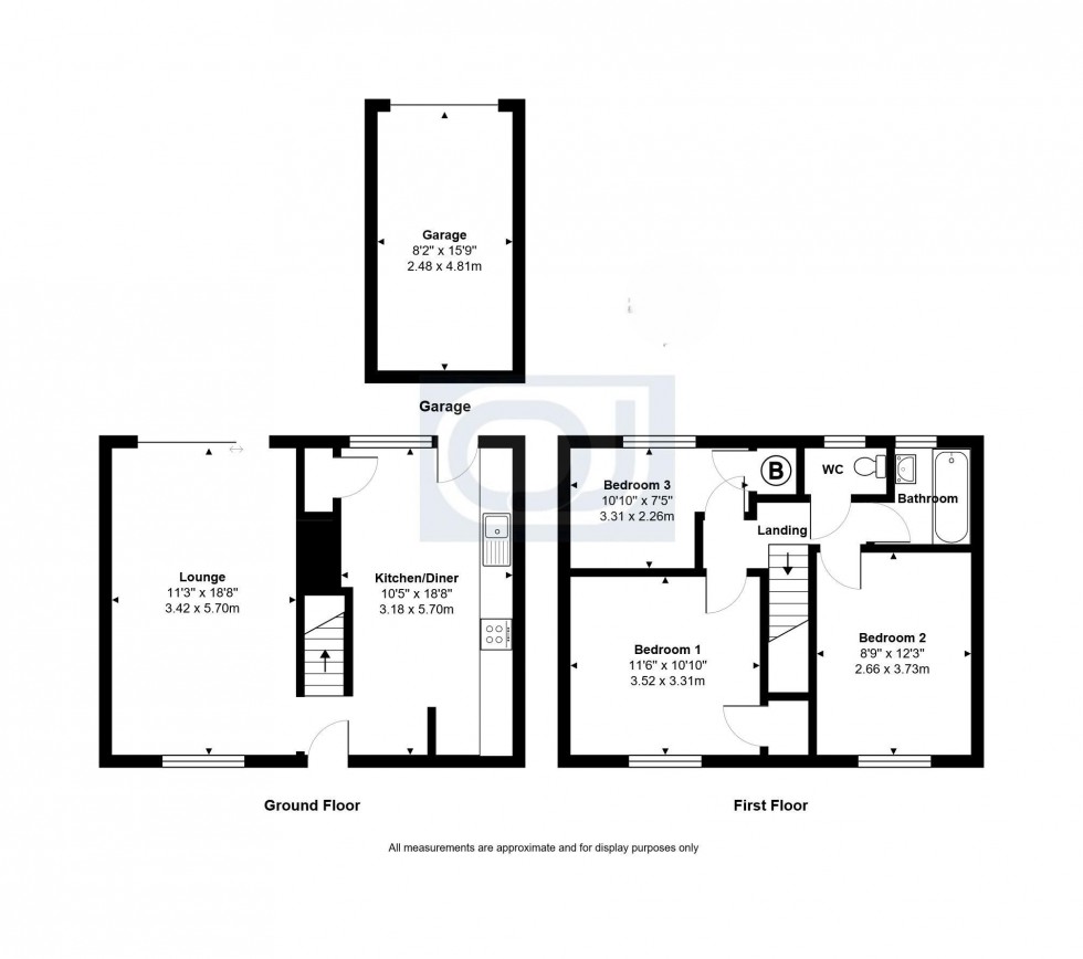 Floorplan for Nene Road, Huntingdon, PE29