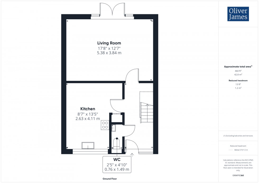 Floorplan for Norfolk Road, Huntingdon, PE29