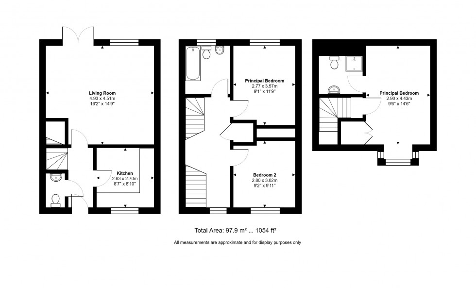 Floorplan for Whitney Close, Hartford, PE29