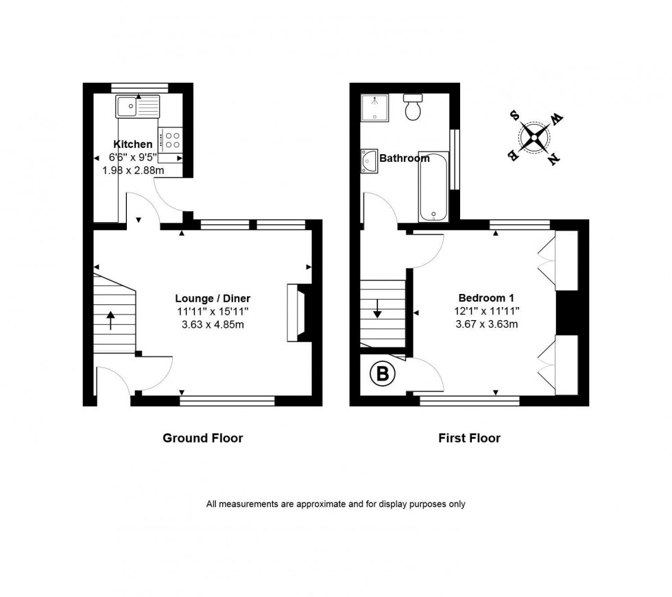Floorplan for St. Johns Street, Huntingdon, Cambridgeshire