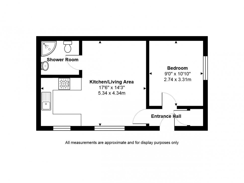 Floorplan for Bridge Place, Godmanchester,