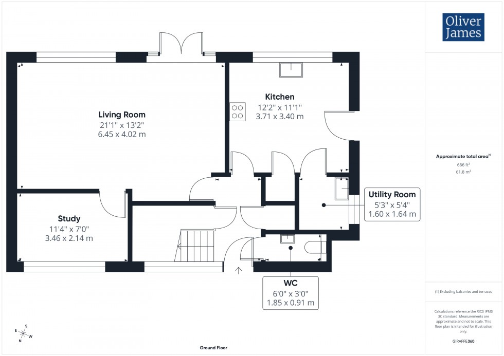 Floorplan for Florida Avenue, Hartford, PE29