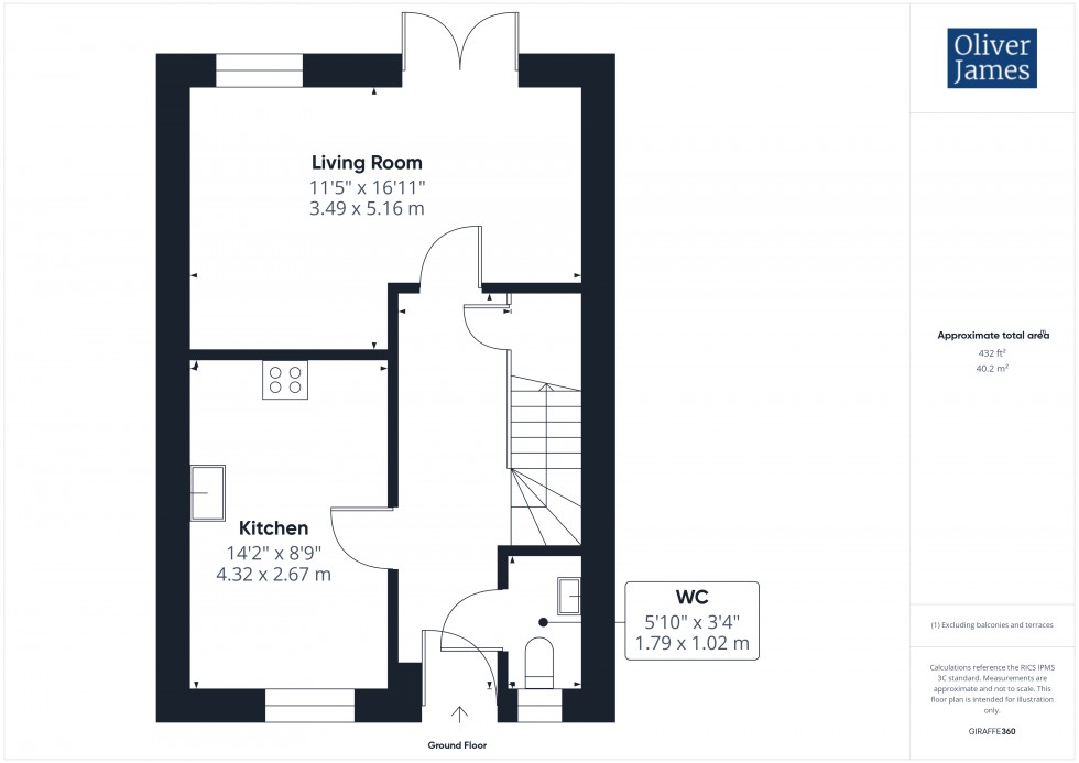 Floorplan for Cades Close, Ramsey, PE26