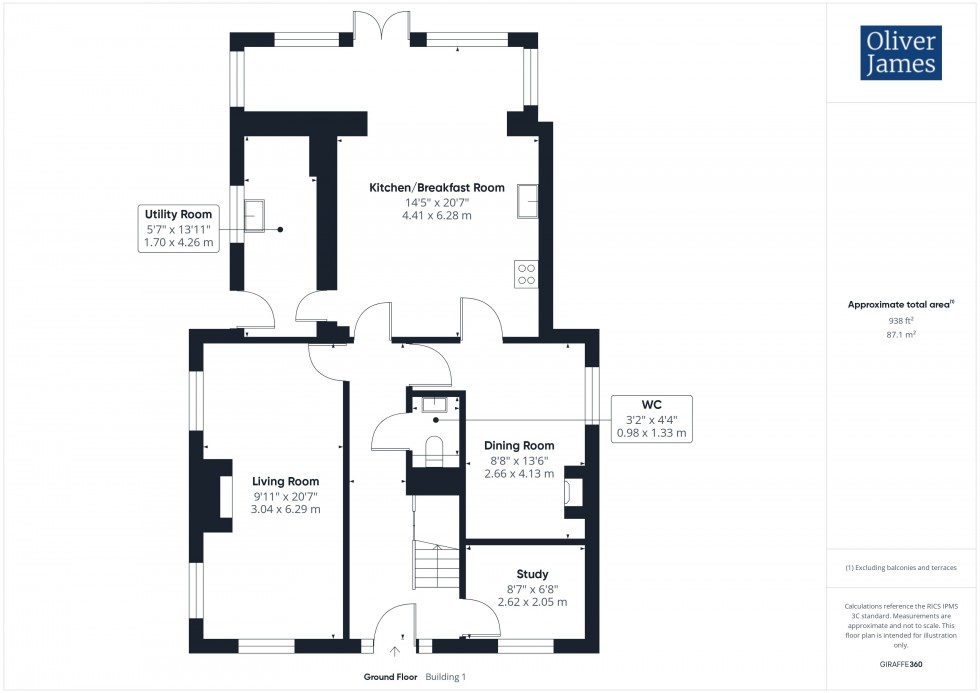 Floorplan for Bythorn, Huntingdon, PE28