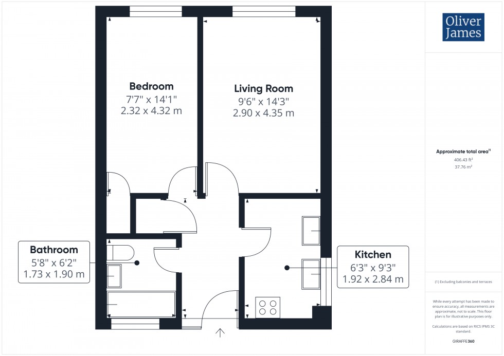 Floorplan for High Street, Huntingdon, PE29
