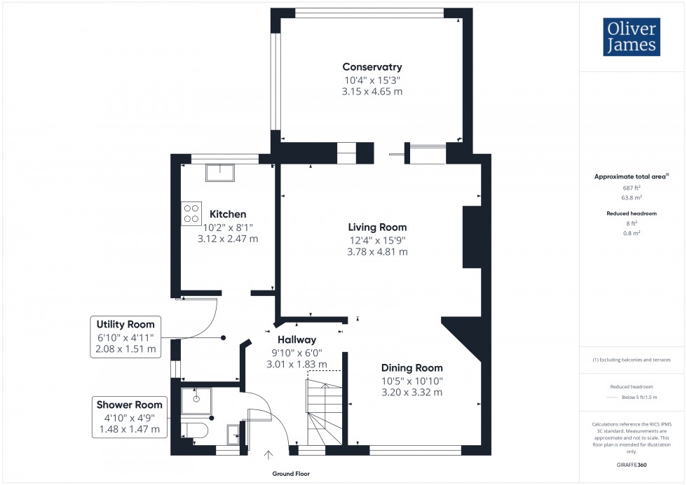 Floorplan for Oaklands Avenue, Wistow, PE28