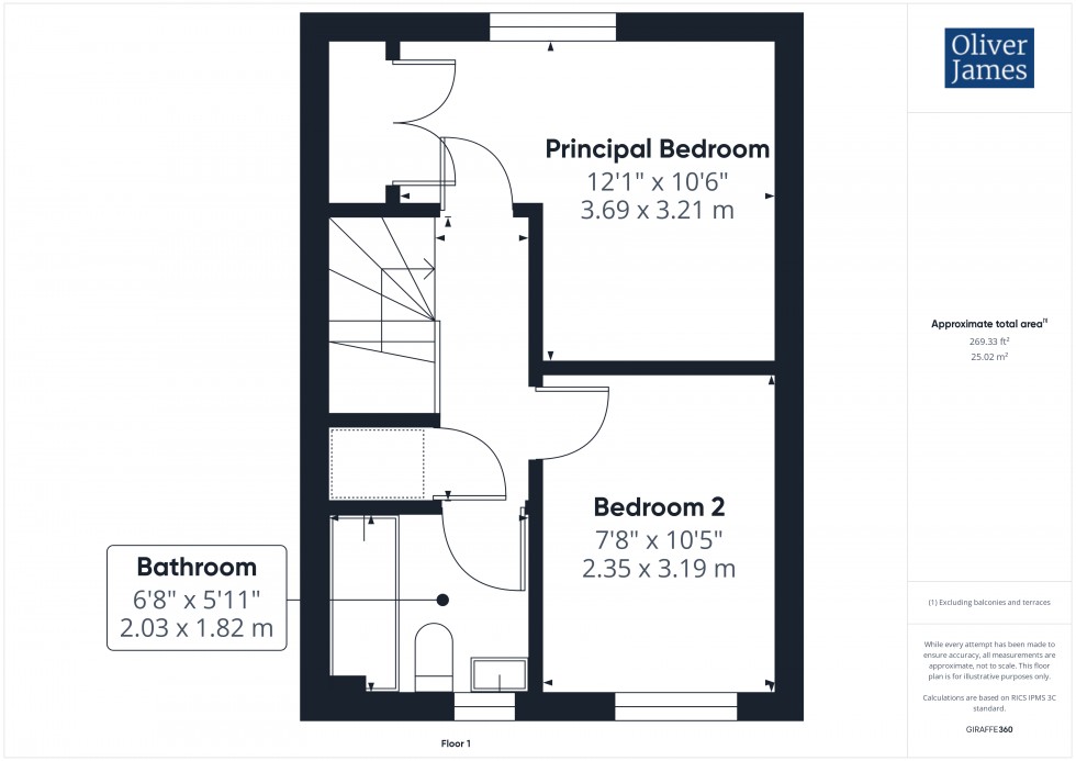 Floorplan for Bayley Road, Alconbury Weald, PE28